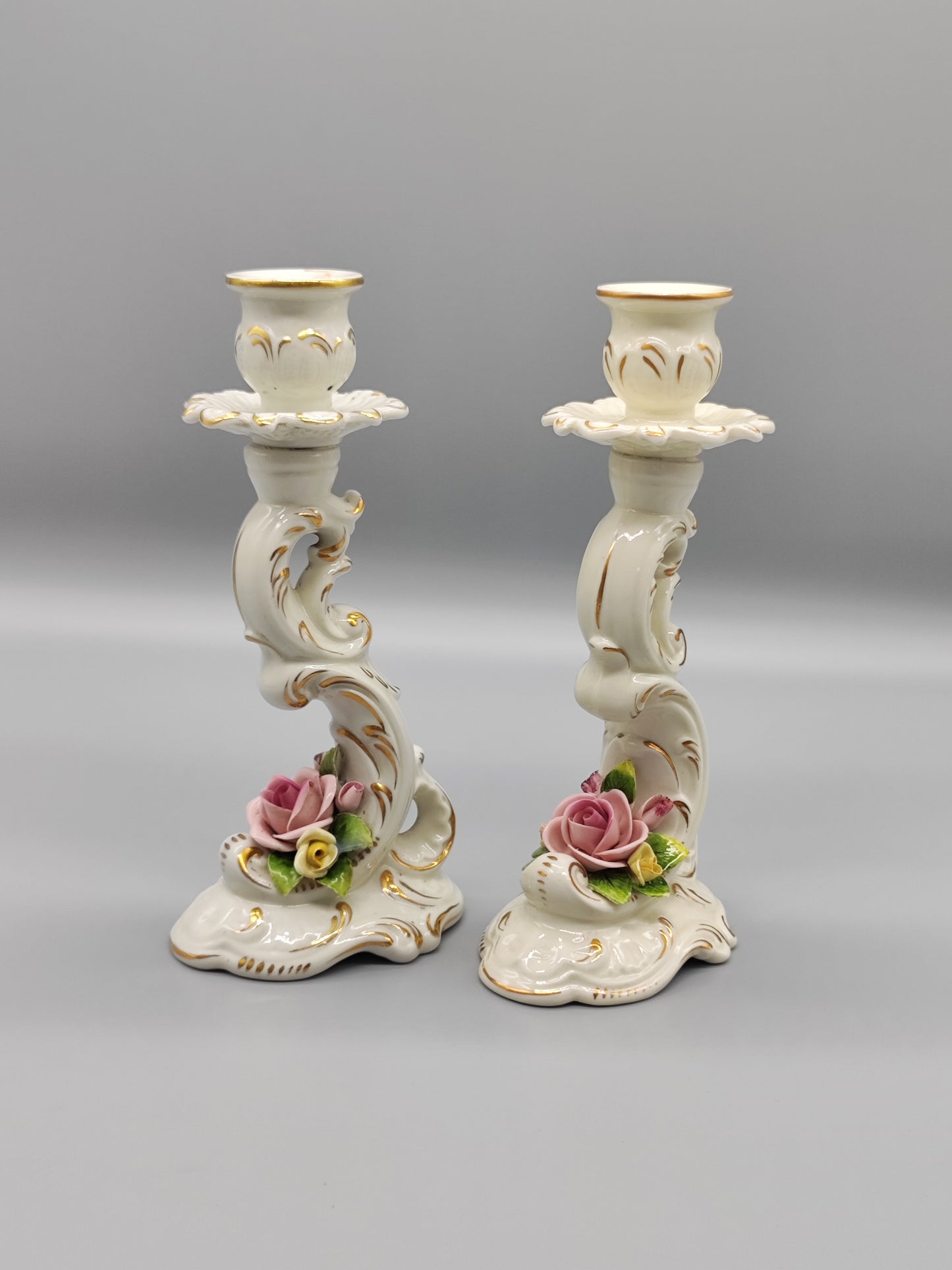 Kerzenständer paar Blumen