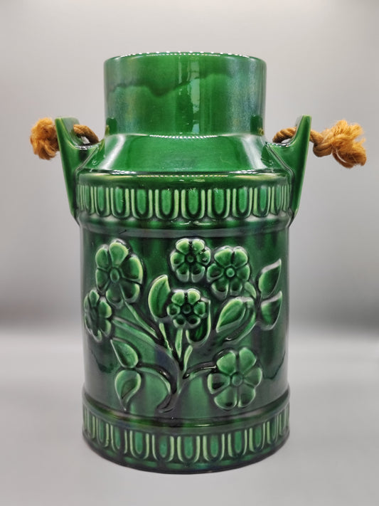 Bodenvase grüne Glasur