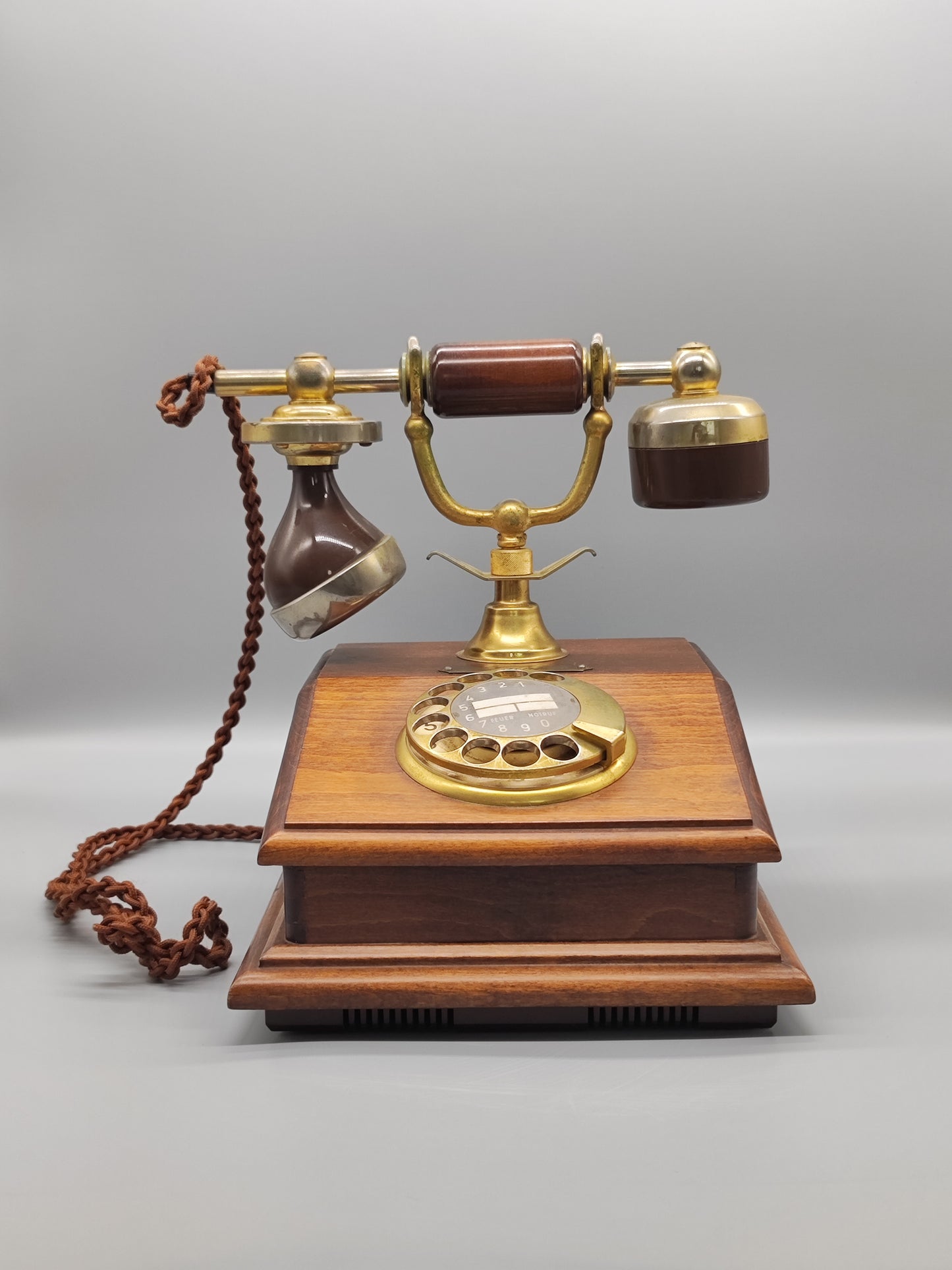 Telefonapparat Leon Messing Bakelit Apparat