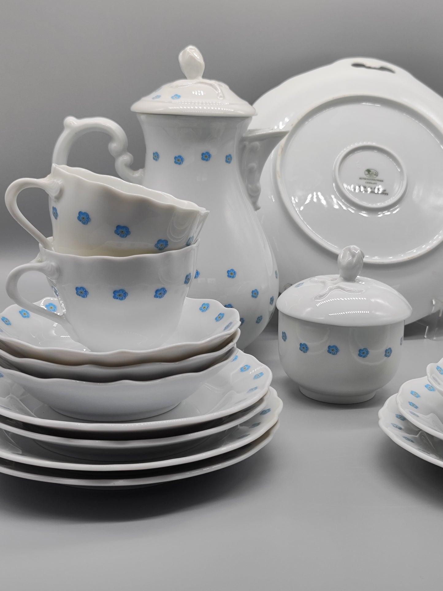 Teeservice für drei Personen 1814 Hutschenreuther AG 1999 limitierte Auflage