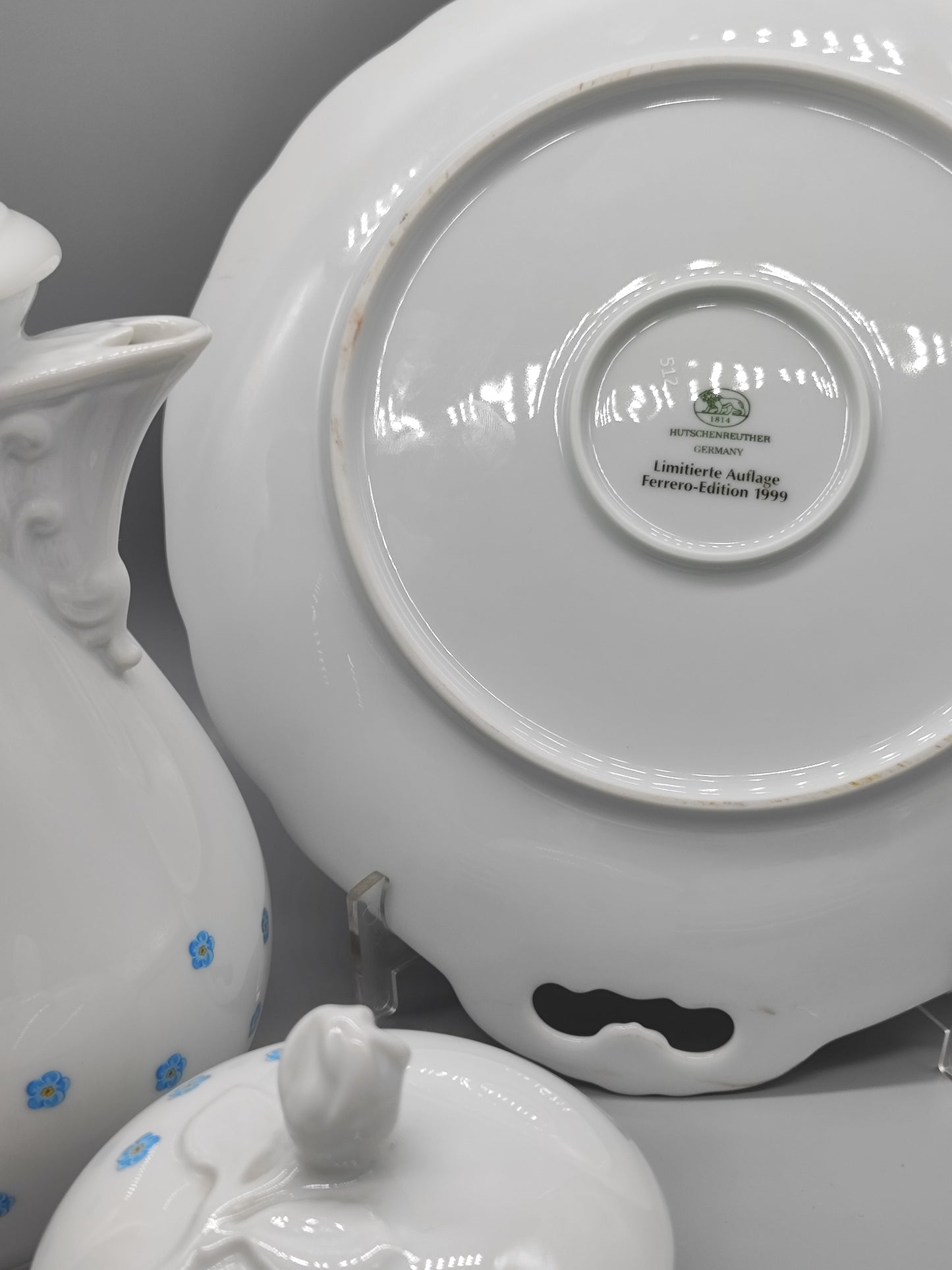 Teeservice für drei Personen 1814 Hutschenreuther AG 1999 limitierte Auflage