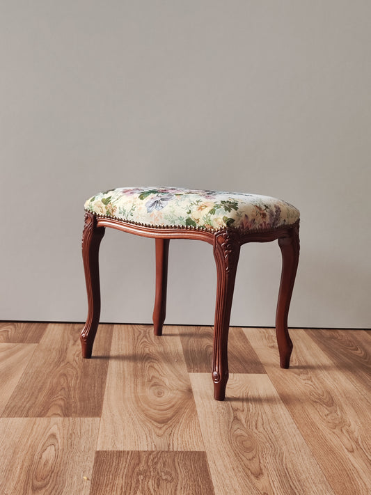 Vintage-Fußhocker im Stil des 18. Jahrhunderts