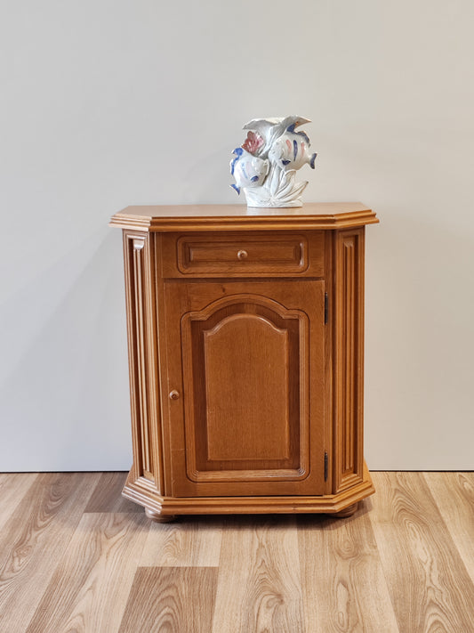 Vintage Eckschrank Schränkchen Echtholz
