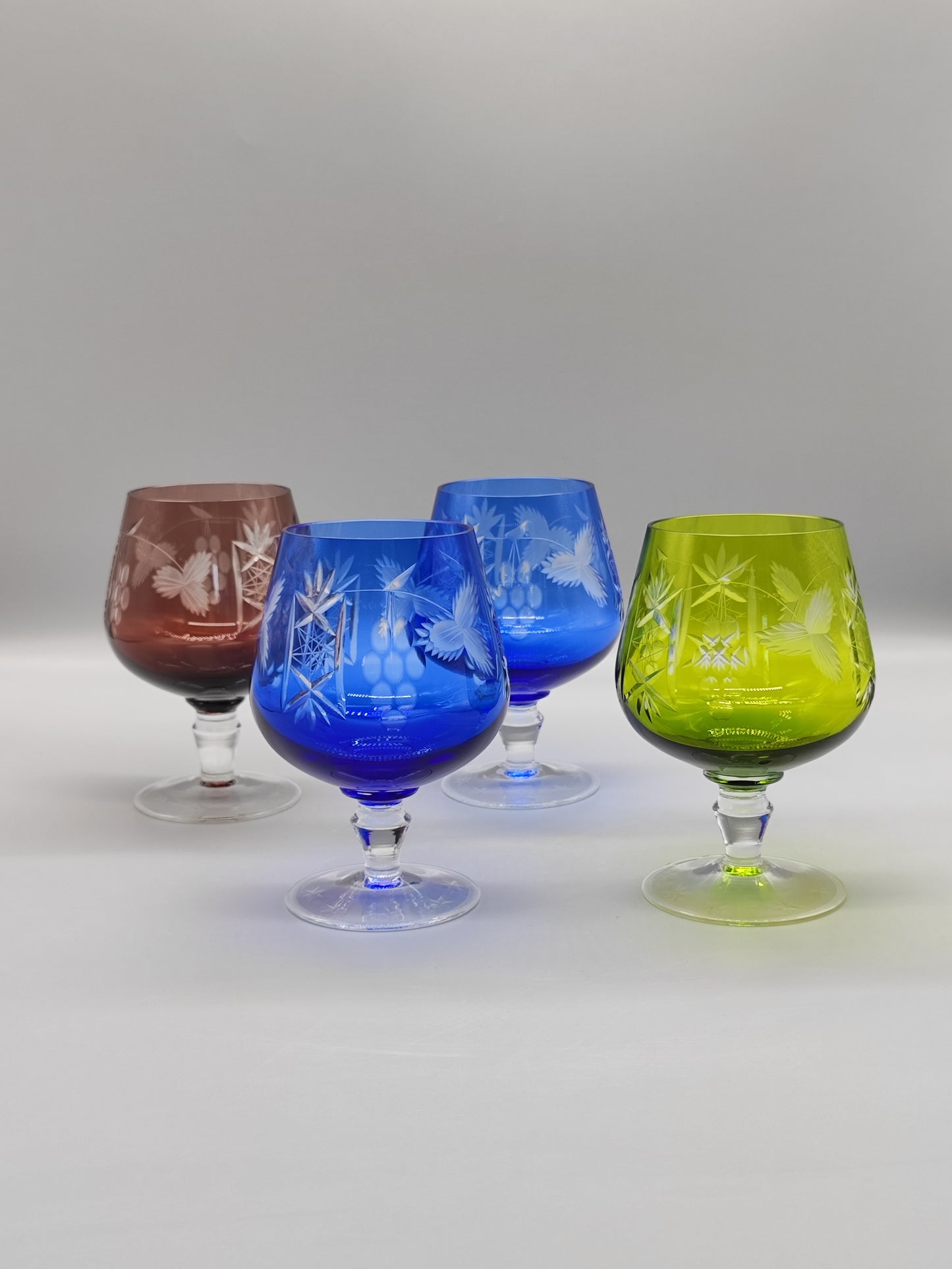 Vintage grosse cognacschwenker bleikristall Katharinen - Hütte 24%