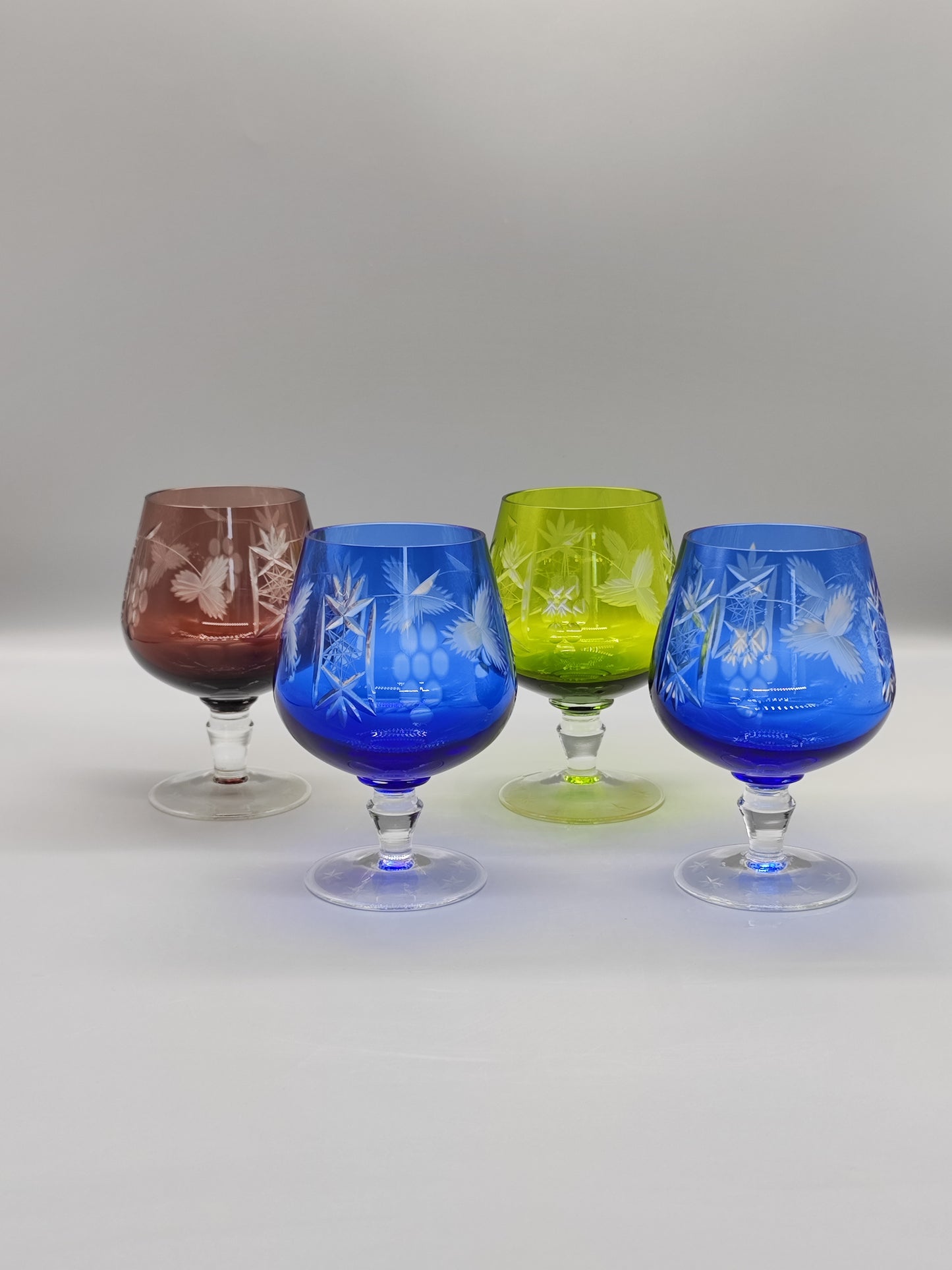 Vintage grosse cognacschwenker bleikristall Katharinen - Hütte 24%