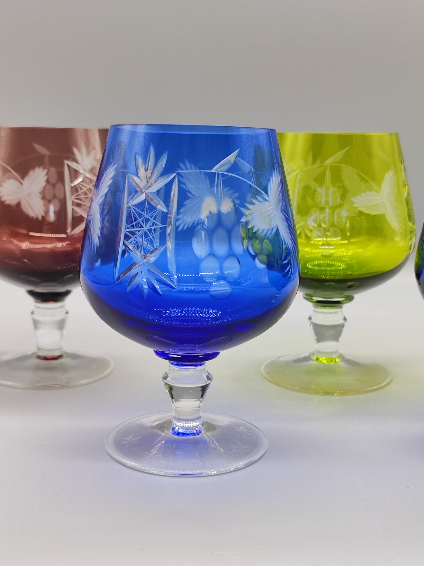 Vintage grosse cognacschwenker bleikristall Katharinen - Hütte 24%