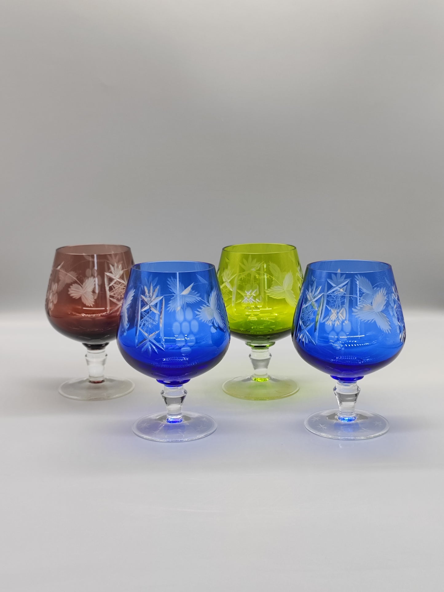 Vintage grosse cognacschwenker bleikristall Katharinen - Hütte 24%