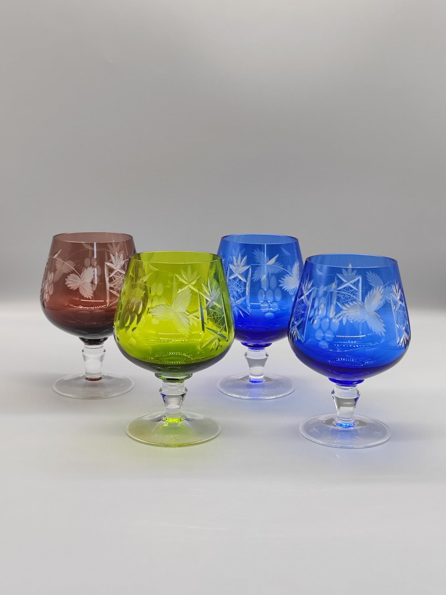 Vintage grosse cognacschwenker bleikristall Katharinen - Hütte 24%