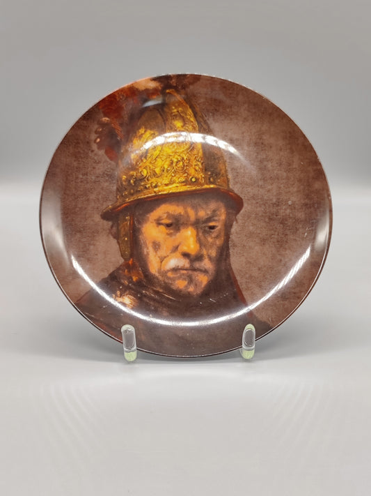 Wandteller "Der Mann mit dem Goldhelm"