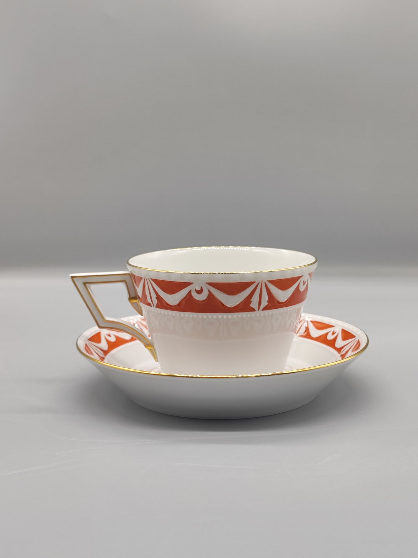 KPM Bürotasse mit Untertasse Kurland Royal