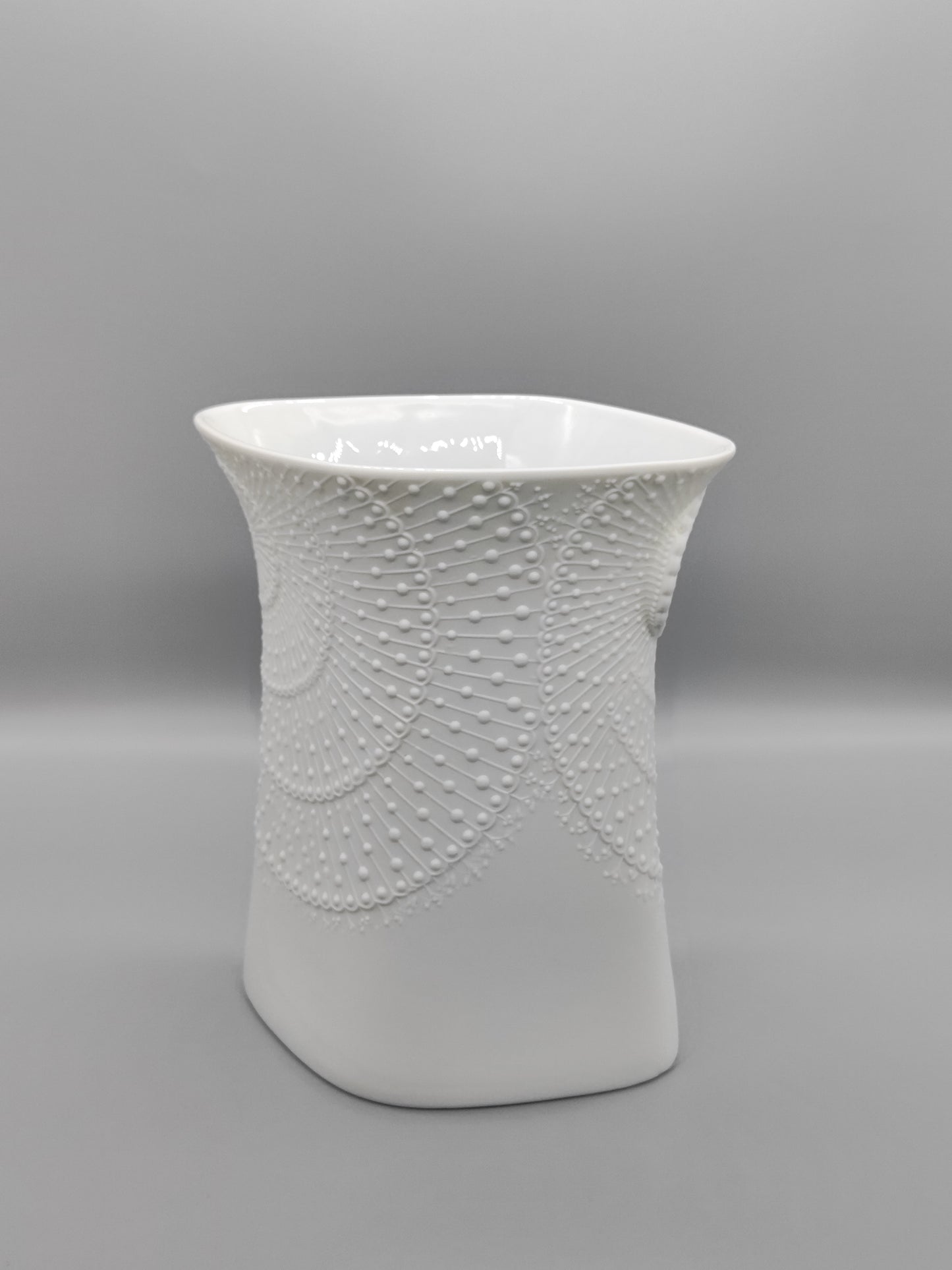 Kayser Vase weiß M. Frey Höhe 21 incl.