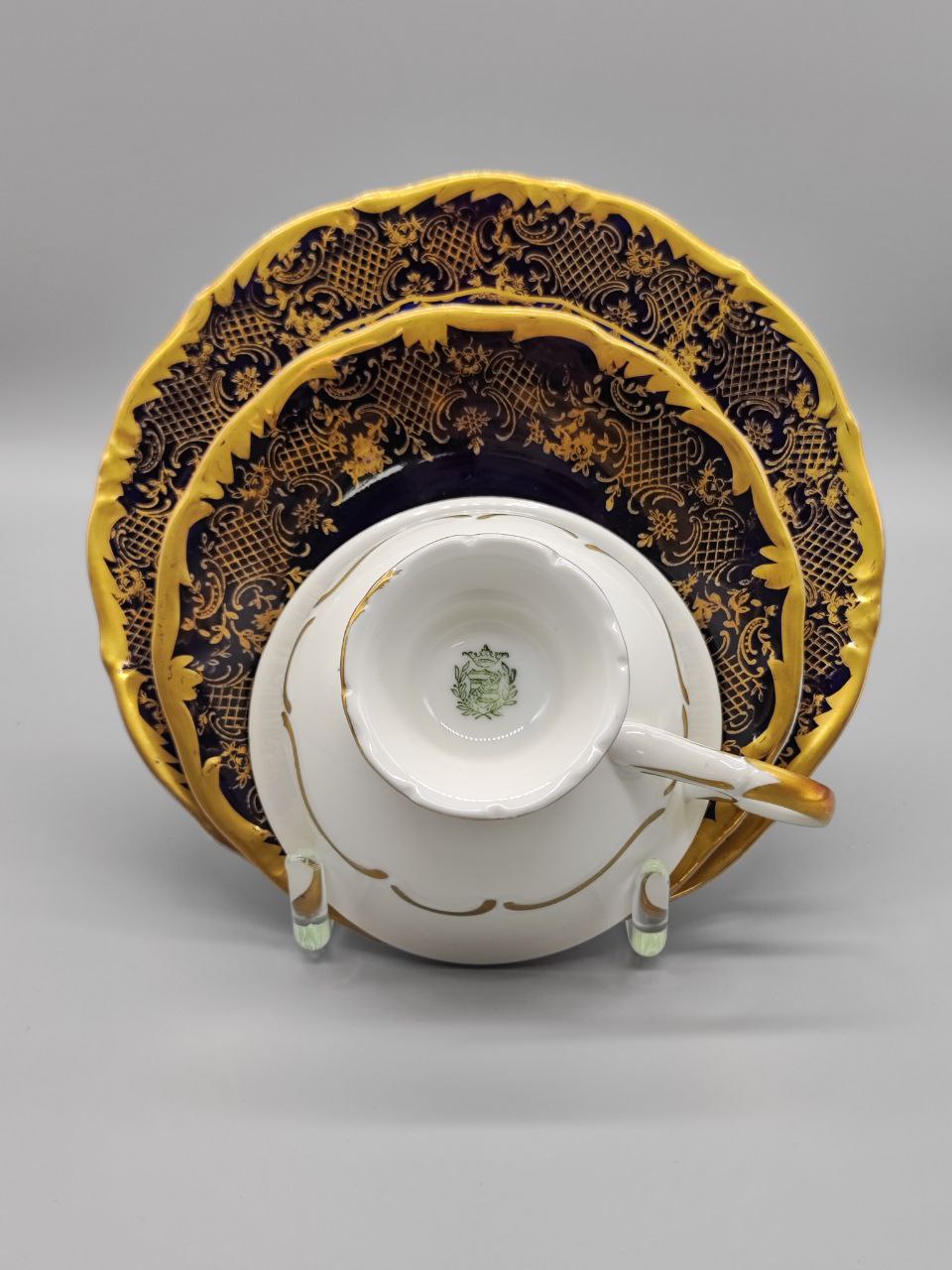 Teeservice für eine Tasse, Sammlerstück kobalt