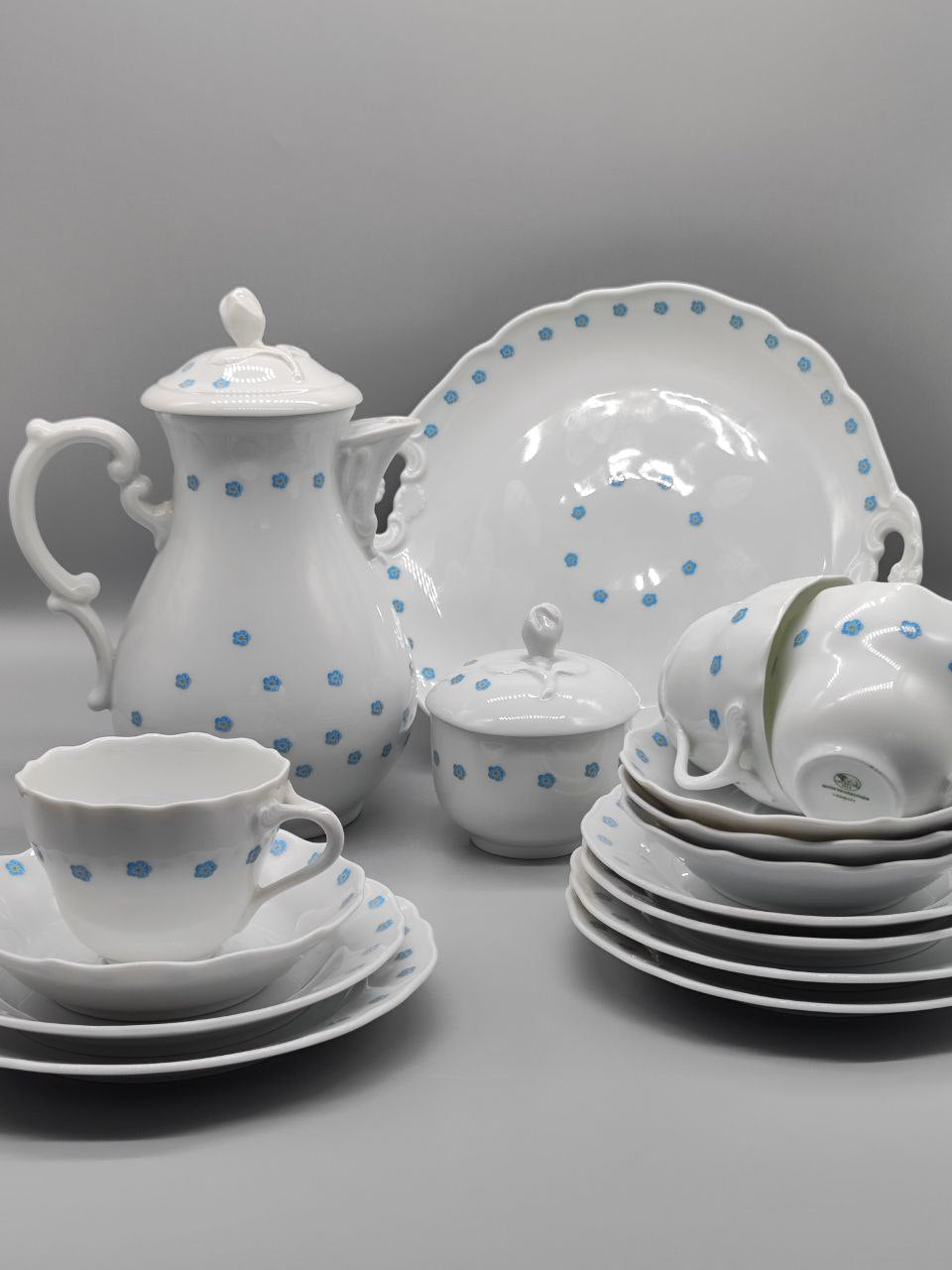 Teeservice für drei Personen 1814 Hutschenreuther AG 1999 limitierte Auflage