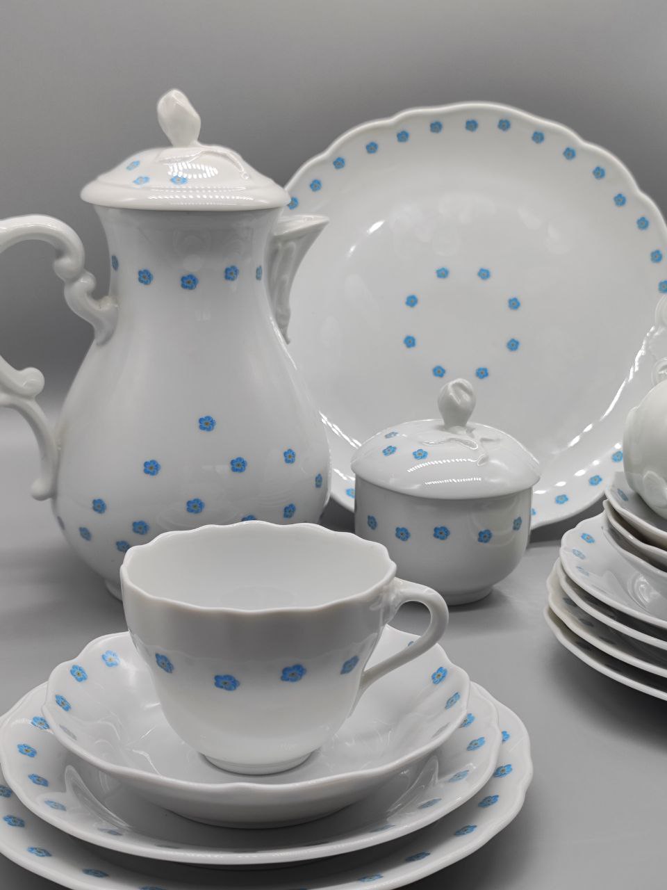 Teeservice für drei Personen 1814 Hutschenreuther AG 1999 limitierte Auflage