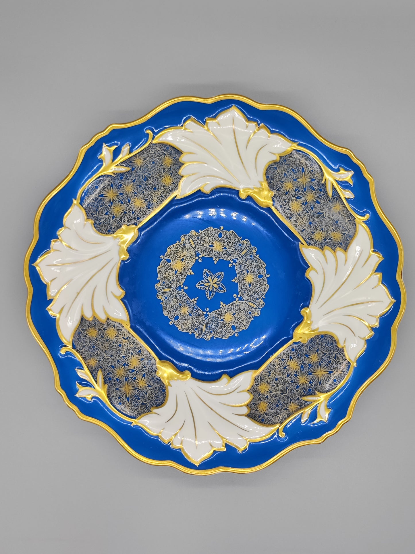 Schale blau emailliert