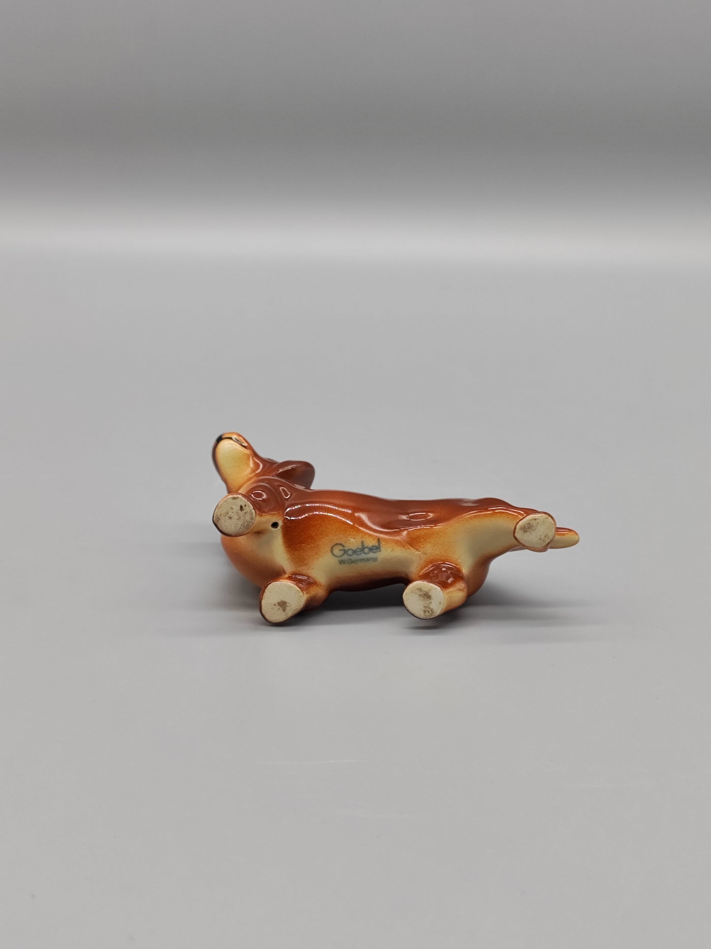 Goebel Dackel Figur Hund Porzellan