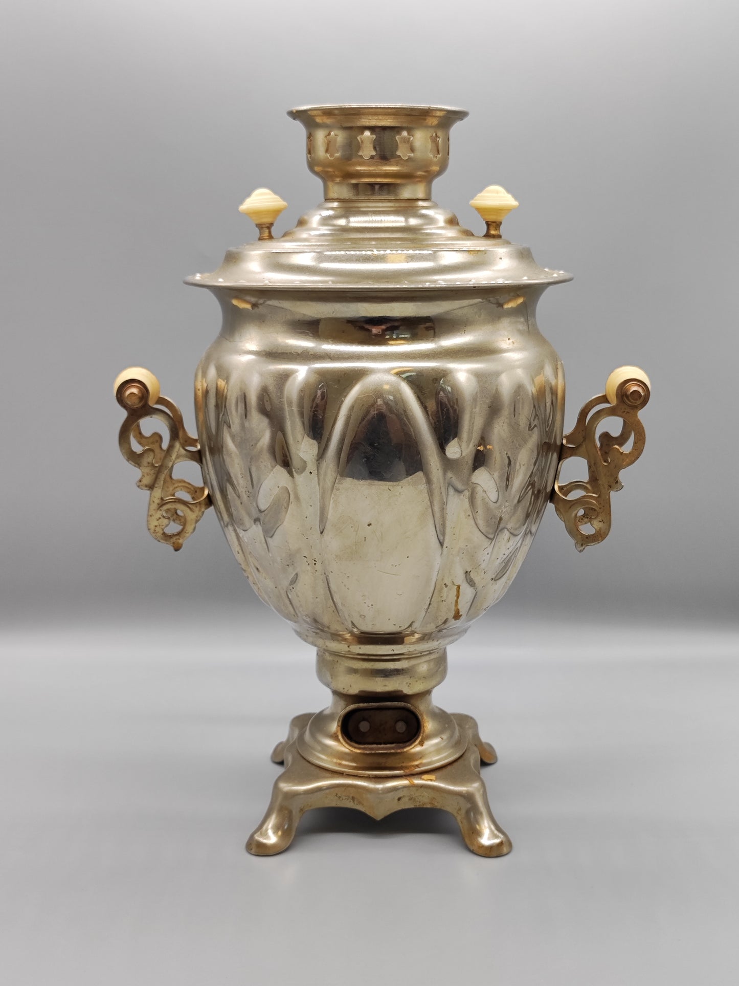 Elektrischer Tula-Samowar, hergestellt in der UdSSR, in funktionsfähigem Zustand