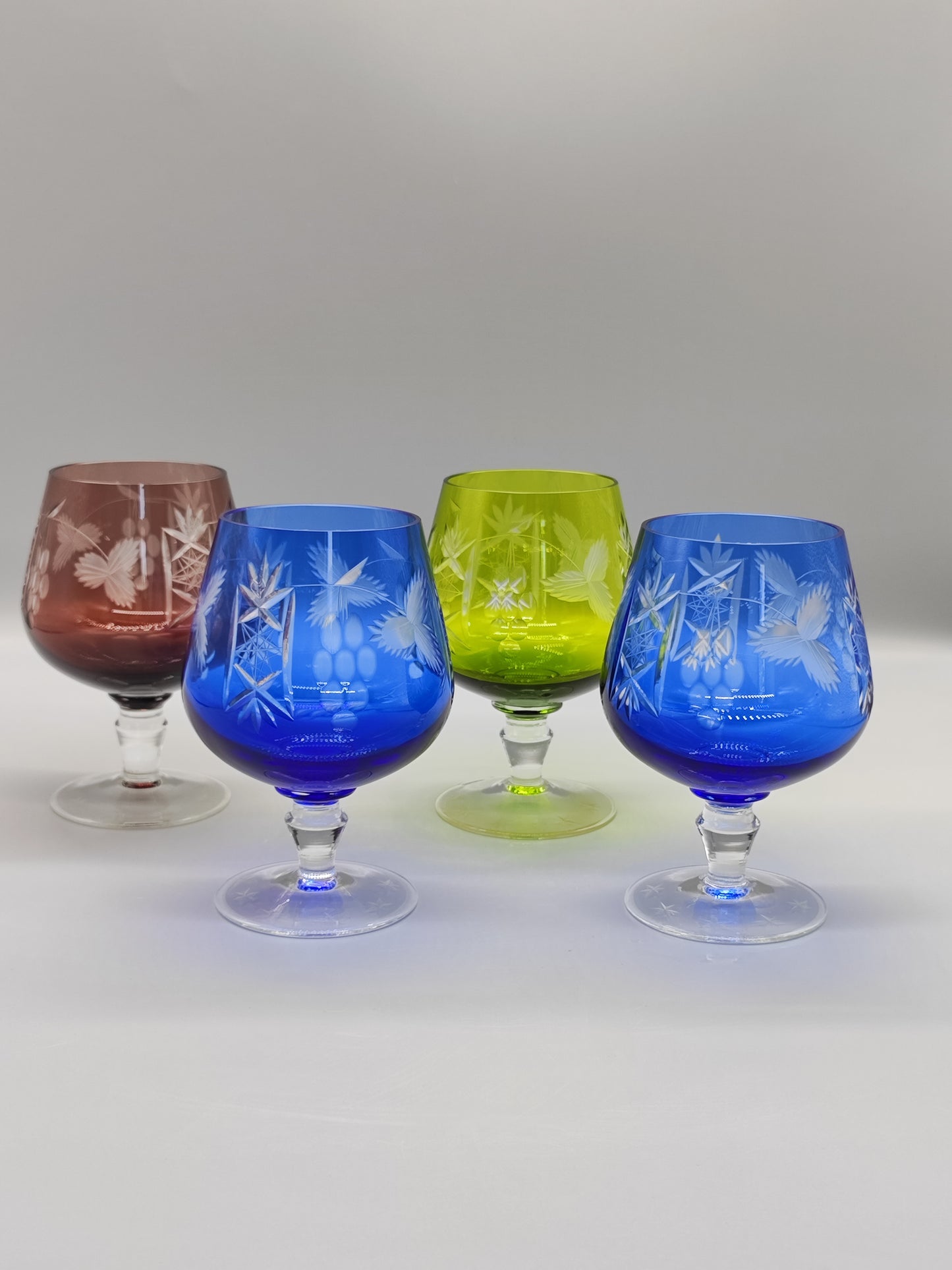 Vintage grosse cognacschwenker bleikristall Katharinen - Hütte 24%