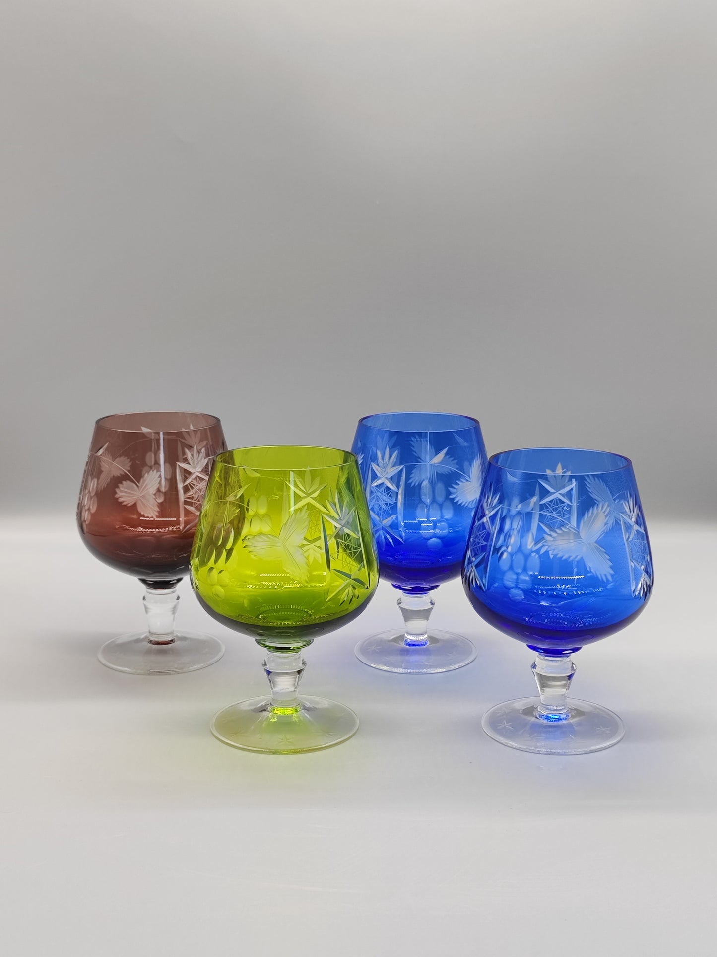 Vintage grosse cognacschwenker bleikristall Katharinen - Hütte 24%